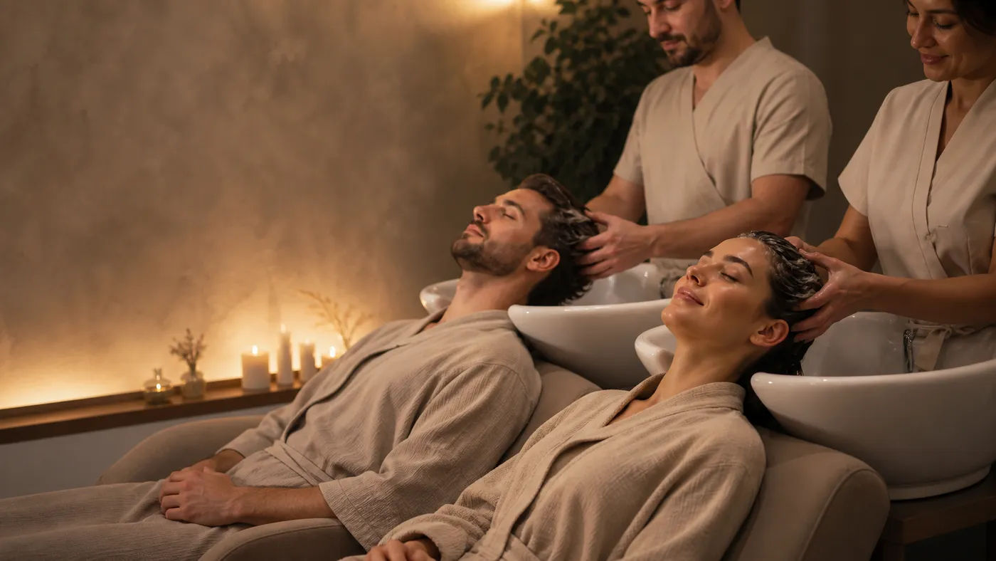 Head Spa a Dois: Experiência de Relaxamento para Casais, Noivos e Momentos Especiais